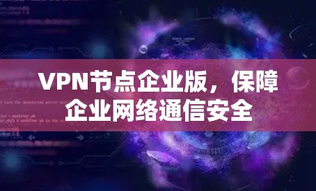 VPN节点企业版，保障企业网络通信安全