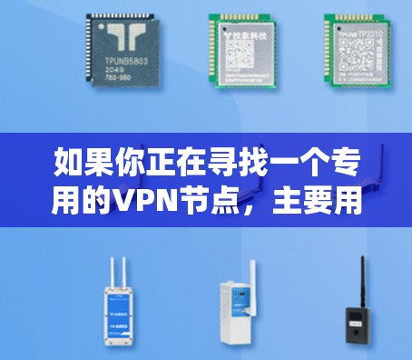 如果你正在寻找一个专用的VPN节点，主要用于AI相关的数据传输和处理，以下是一些可能的解决方案和建议