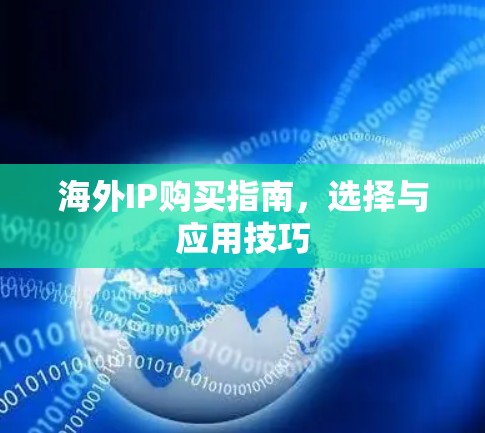 海外IP购买指南，选择与应用技巧