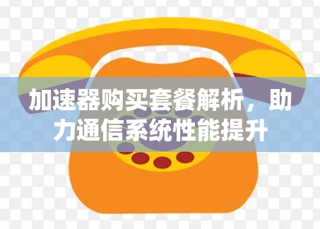 加速器购买套餐解析，助力通信系统性能提升
