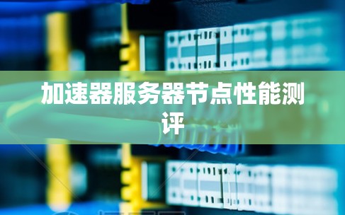 加速器服务器节点性能测评