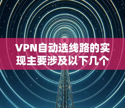 VPN自动选线路的实现主要涉及以下几个方面