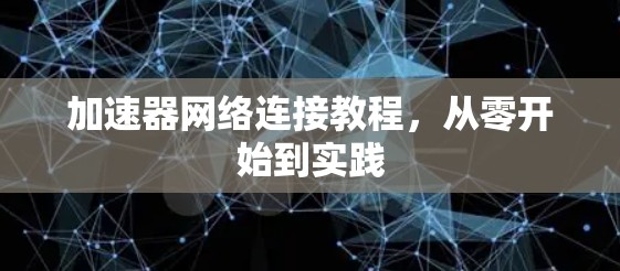 加速器网络连接教程，从零开始到实践